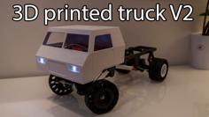 Printed Truck V2: Cab 3D Printer Model