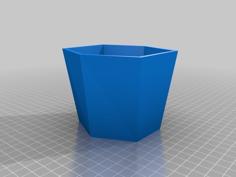 Hexagonal Flowerpot 3D Printer Model