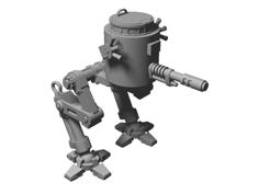 Mecha Walker Prototype 3D Printer Model