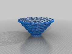 Scalloped Basket 3D Printer Model