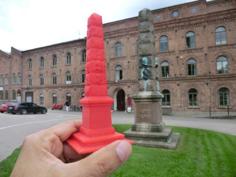 123D Catch Obelisk 3D Scan (Slottsmöllan – Sweden) 3D Printer Model