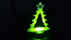 LED Christmas Tree Ornament 3D Printer Model