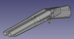 Airsoft DB SBS Shotgun 3D Printer Model