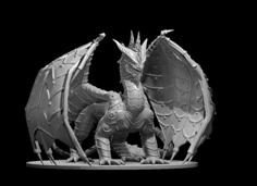 Gingerbread Dragon 3D Printer Model