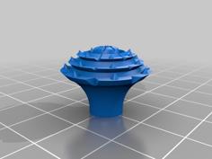 Thumb Stick “roses” 3D Printer Model