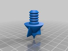 Spinning Nerf Dart Tip 3D Printer Model