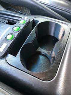 Jeep Grand Cherokee WJ WG Alternative Cup Holder 3D Printer Model