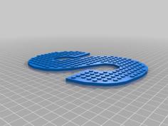 Building Block Base Plate Letters 3D Printer Model