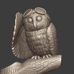 Owl Familiar 3D Printer Model