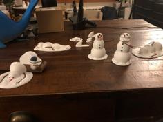 Calvin And Hobbes Snowmen Village (Collection) 3D Printer Model