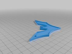 Batman Beyond Symbol KeyChain 3D Printer Model