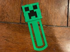 Minecraft Creeper Bookmark 3D Printer Model