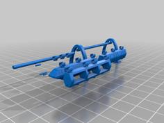 Light Cargo Maglev Monorail 3D Printer Model