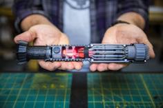 Cutaway Lightsaber 3D Printer Model