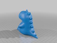 Chubby Dinosaur Without Bug 3D Printer Model