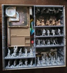 Tray System For Zombicide Figurines (25 Mm Base) 3D Printer Model