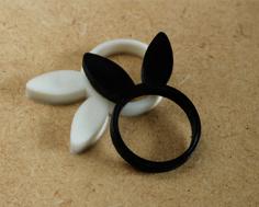 Rabbit Ring 3D Printer Model