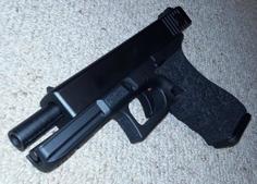 GLK Glock Manual G18 Gel Blaster Barrel Mods 3D Printer Model