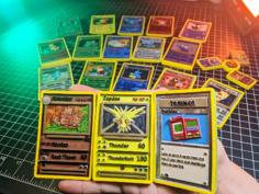 3D Printable Pokemon Cards (Part 4) 3D Printer Model