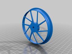 Galespeed Front Wheel 1:5 3D Printer Model