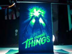 Stranger Things Lithophane Poster 3D Printer Model