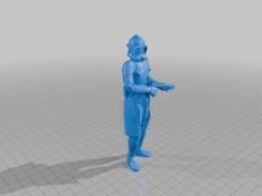 Commander Fox 3D Printer Model