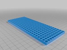 5mm Bead Counting Tray 250 Pcs. 3D Printer Model