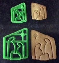 Simple Nativity Cookie Cutters 3D Printer Model