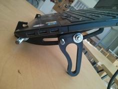 Laptop Stand With Hook 3D Printer Model