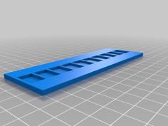 Mathematical Game Number Sequence 3D Printer Model