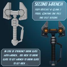 Second Wrench Ratchet And Clank 2 3D Printer Model