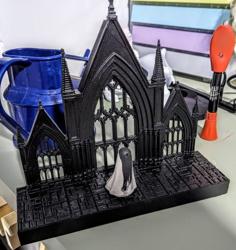 Spooky Ghost Display Stand 3D Printer Model