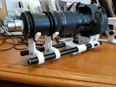 Camera Rail Microphotography / MicroVideo Setup From Old DSLR 3D Printer Model