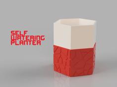 Self-Watering Planter 2 3D Printer Model