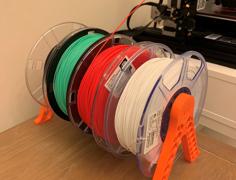 Multi Spool Holder (with Locking Mechanism) 3D Printer Model