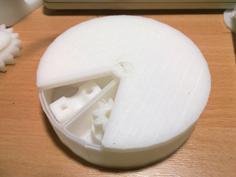 Parametric Round Box 3D Printer Model