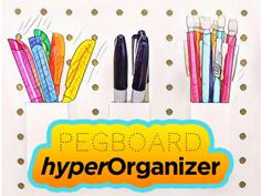 Pegboard HyperOrganizer™ 3D Printer Model