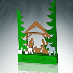 Christmas Crib – Weihnachtskrippe 3D Printer Model