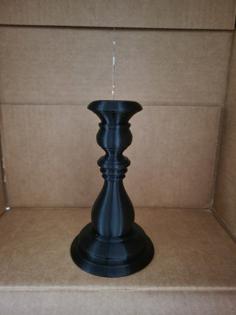 Smaller Bronze Candlestick 3D Printer Model