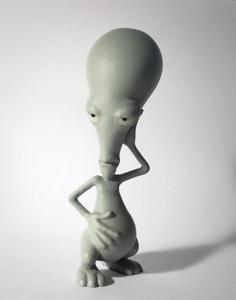 Alien Figurine 3D Printer Model