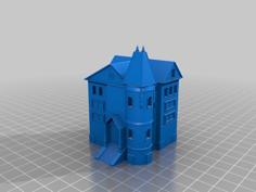 Haunted House Miniature 3D Printer Model