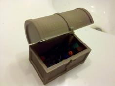 Hinged Treasure Chest With Latch 3D Printer Model