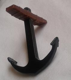 Anchor – Tall Ship Style – Ancre 3D Printer Model