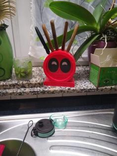 Deadpool Knife Holder 3D Printer Model