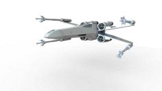 X-Wing Fighter W/working X-wing 3D Printer Model