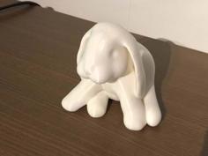 Ducky Bunny W/ Ears Attached To The Body 3D Printer Model