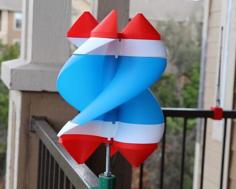 Build-a-VAWT: Modular, Stackable Wind Turbine 3D Printer Model