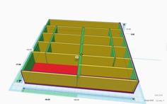 Divider For Electronic Parts 3D Printer Model