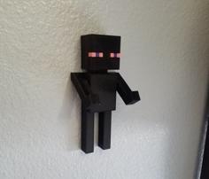 Enderman Coat Hook 3D Printer Model