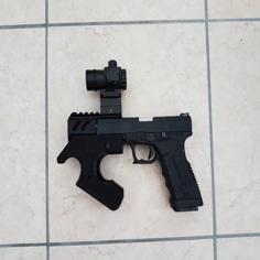 Cyberpunk Glock GBB/AEP Bullpup Conversion Remix 3D Printer Model